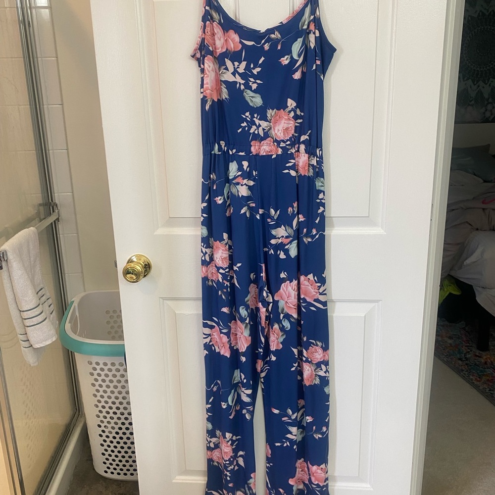 Floral jumpsuit